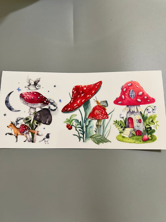 Mushroom Lg decal