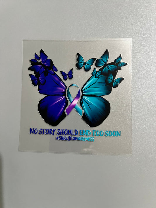 Butterfly Sm decal