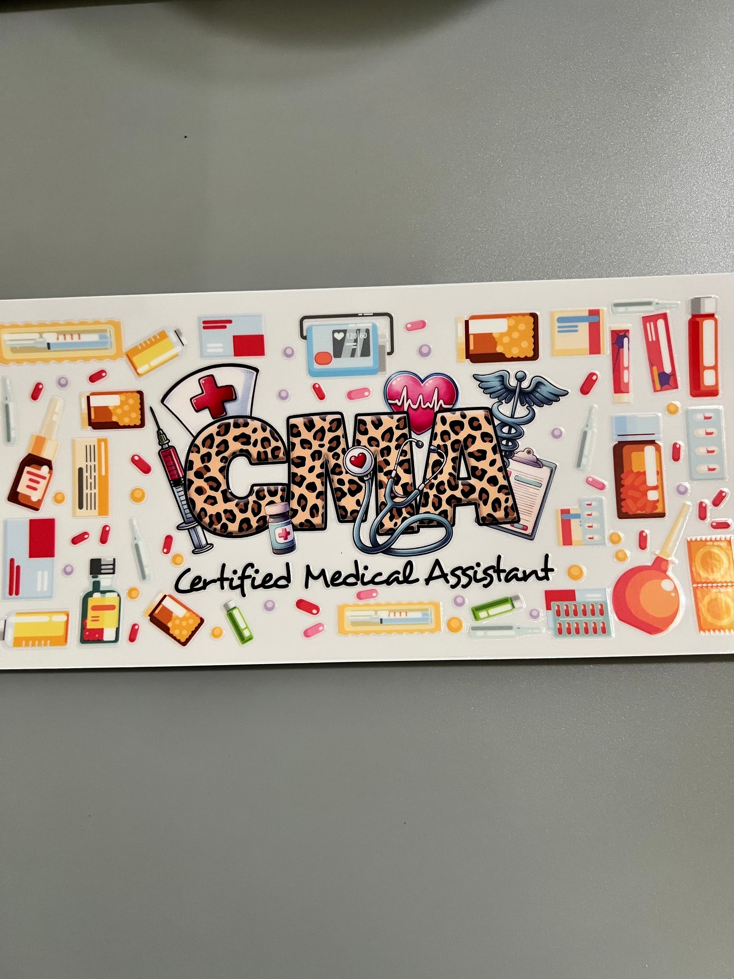 Medical assistant Lg decal