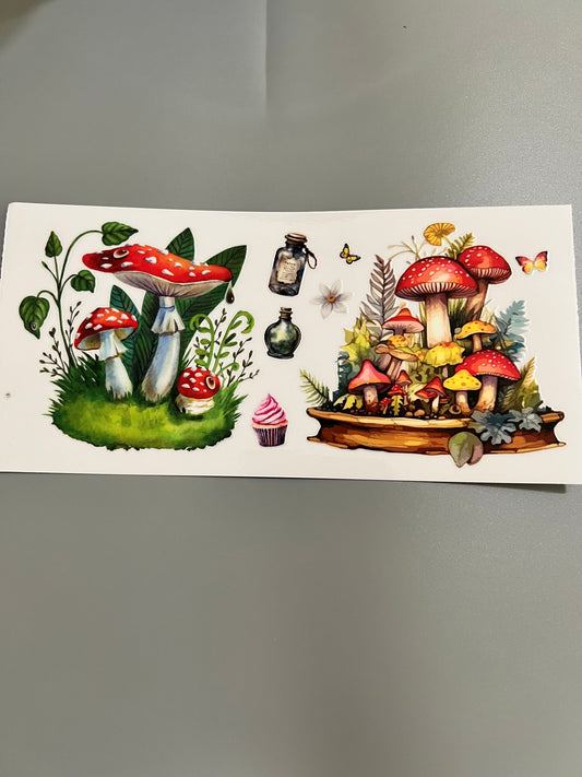 Mushroom Lg decal