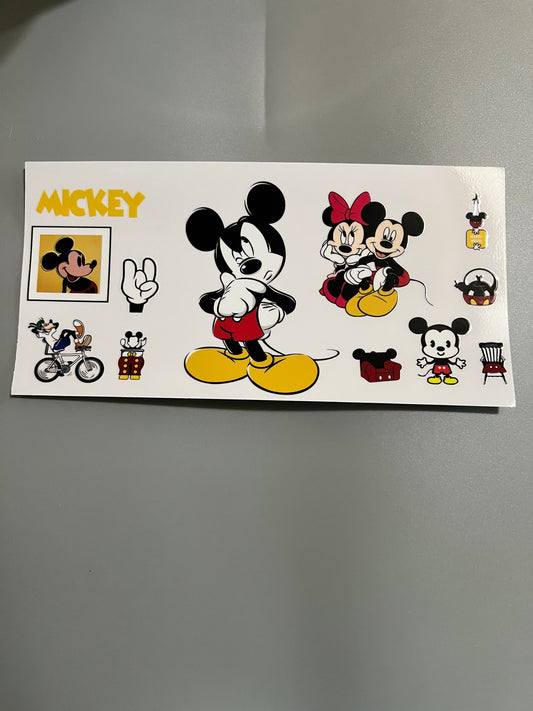 Mickey and Minnie Mouse Lg decal