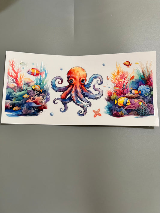 Octopus Lg decal