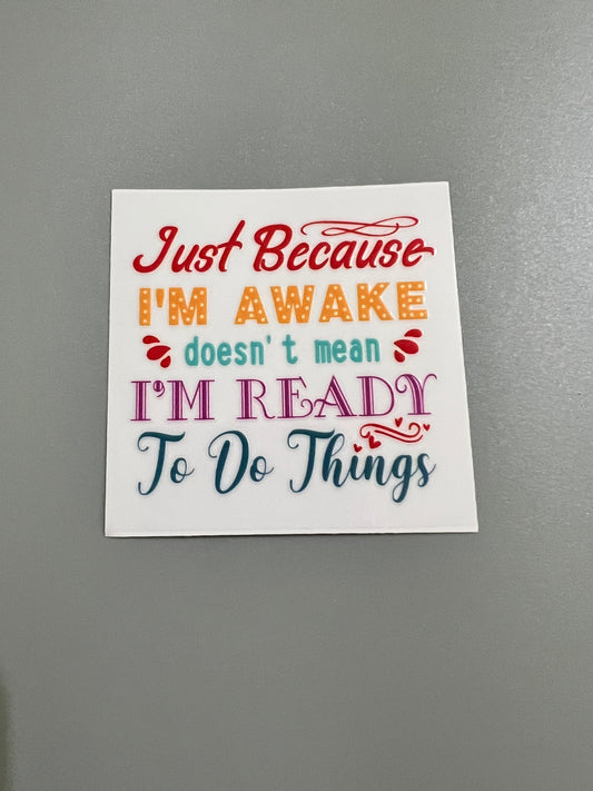 Small 12oz decal