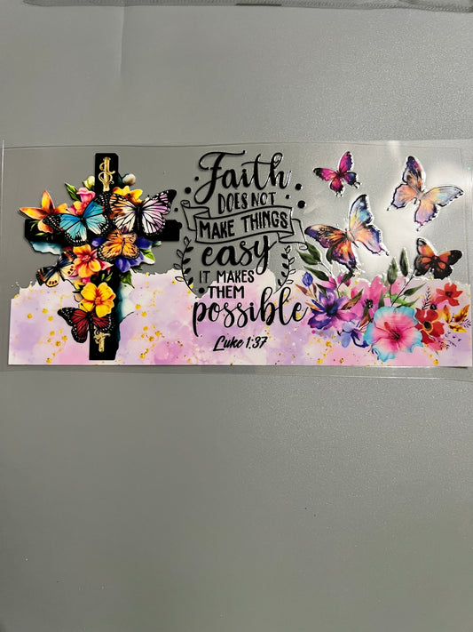 Butterfly Lg decal