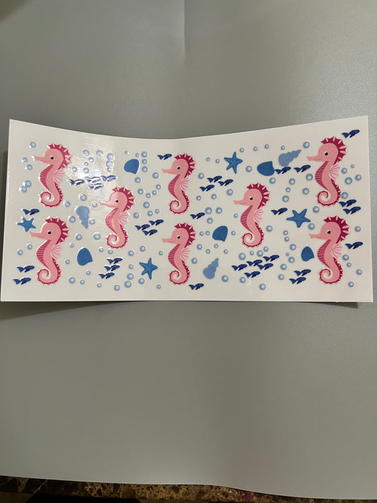 Seahorse Lg decal
