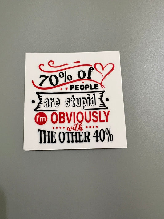 Small 12oz decal