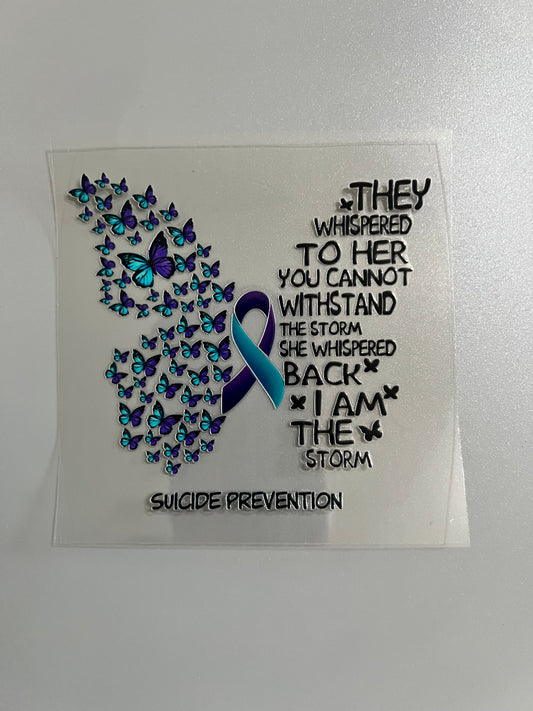 Butterfly Sm decal
