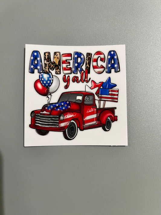 America Sm decal