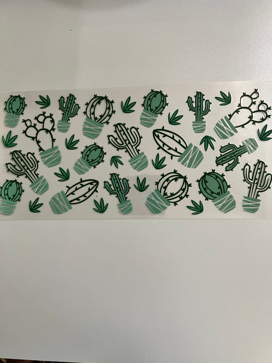 Cactus Lg decal