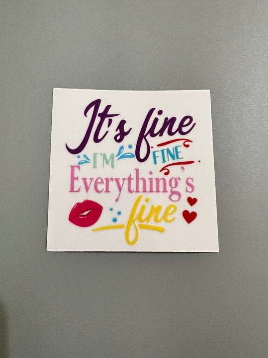 Small 12oz decal