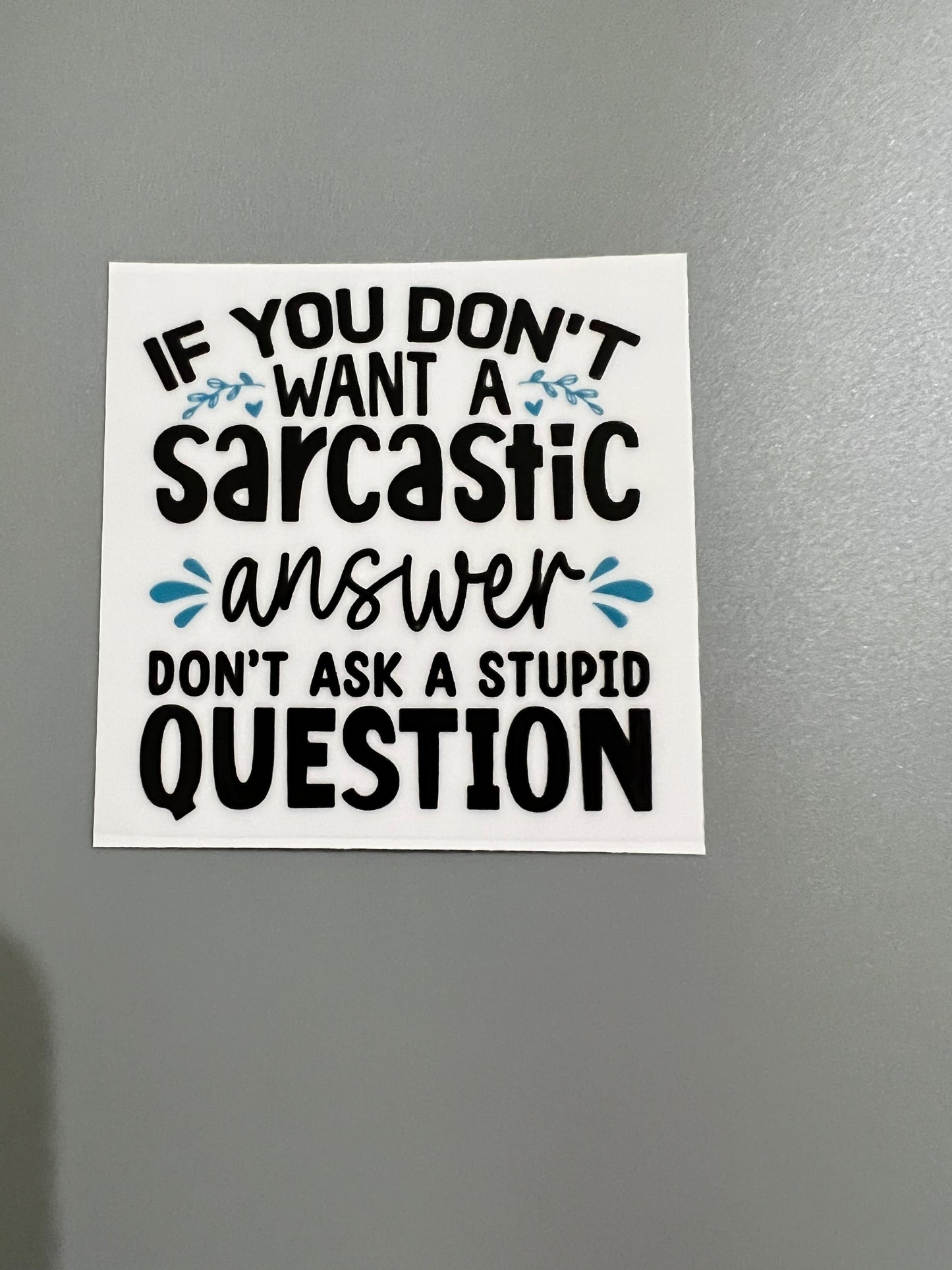 Small decal
