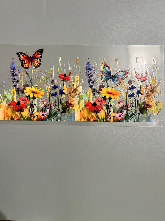 Butterfly Lg decal