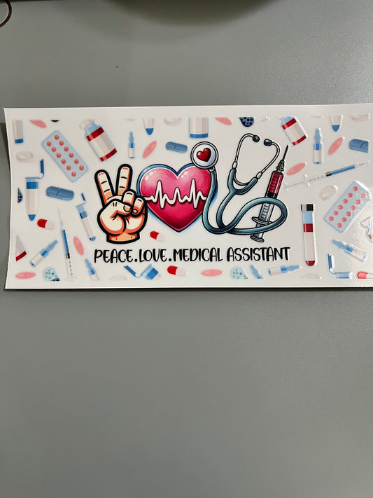 Medical assistant Lg decal