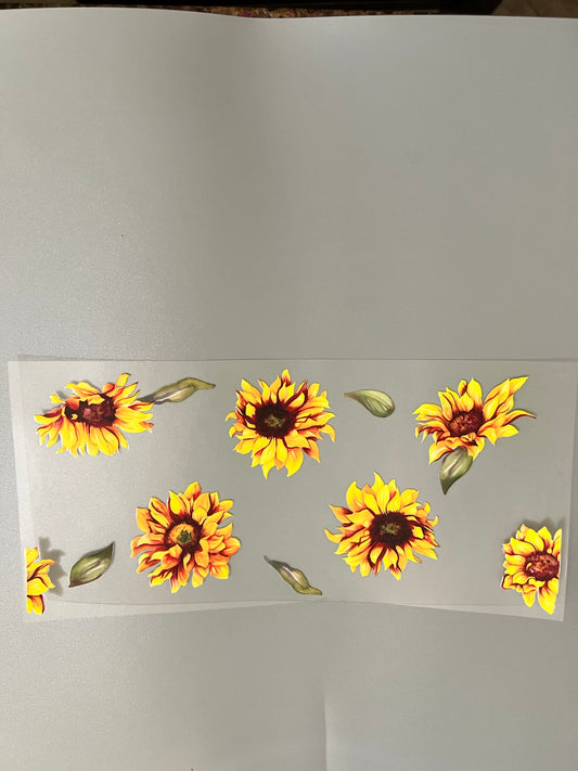 Flowers Lg decal