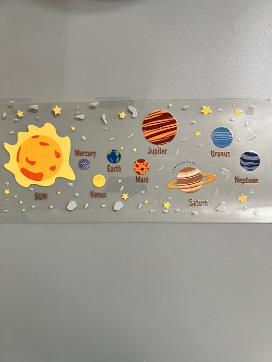 Planets Lg decal