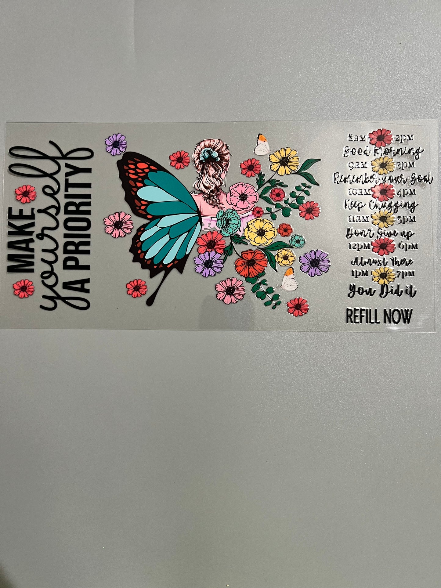 Butterfly Lg decal