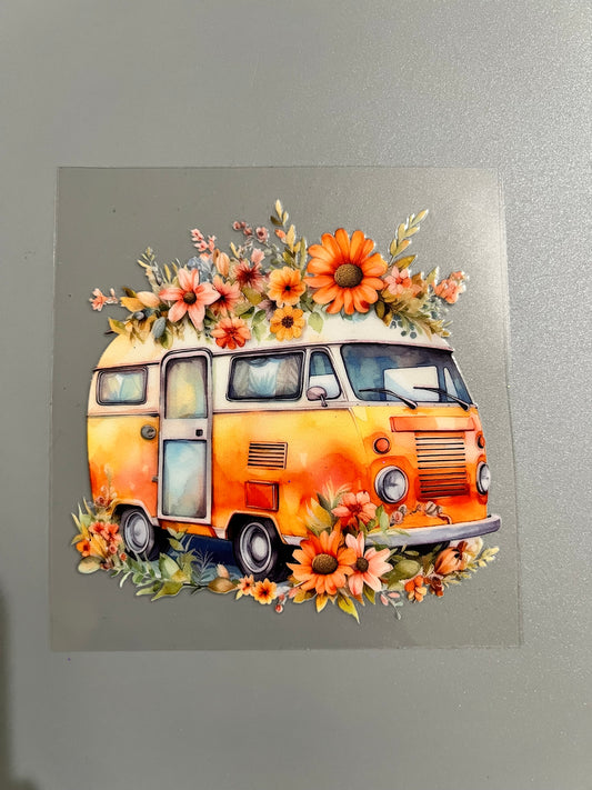 Hippie truck Sm decal