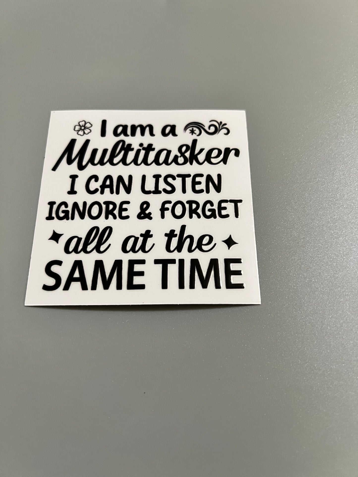 Small decal