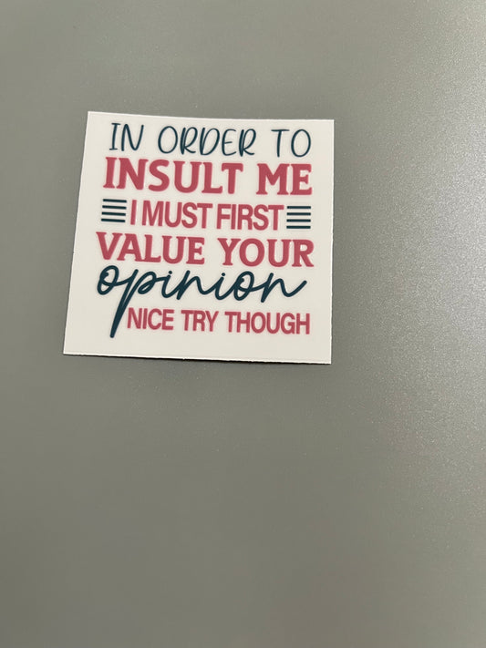 Small decal