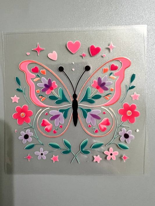 Butterfly Sm decal