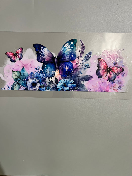 Butterfly Lg decal