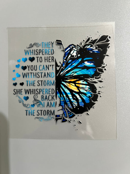Butterfly Sm decal