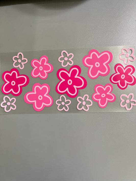 Flowers Lg decal