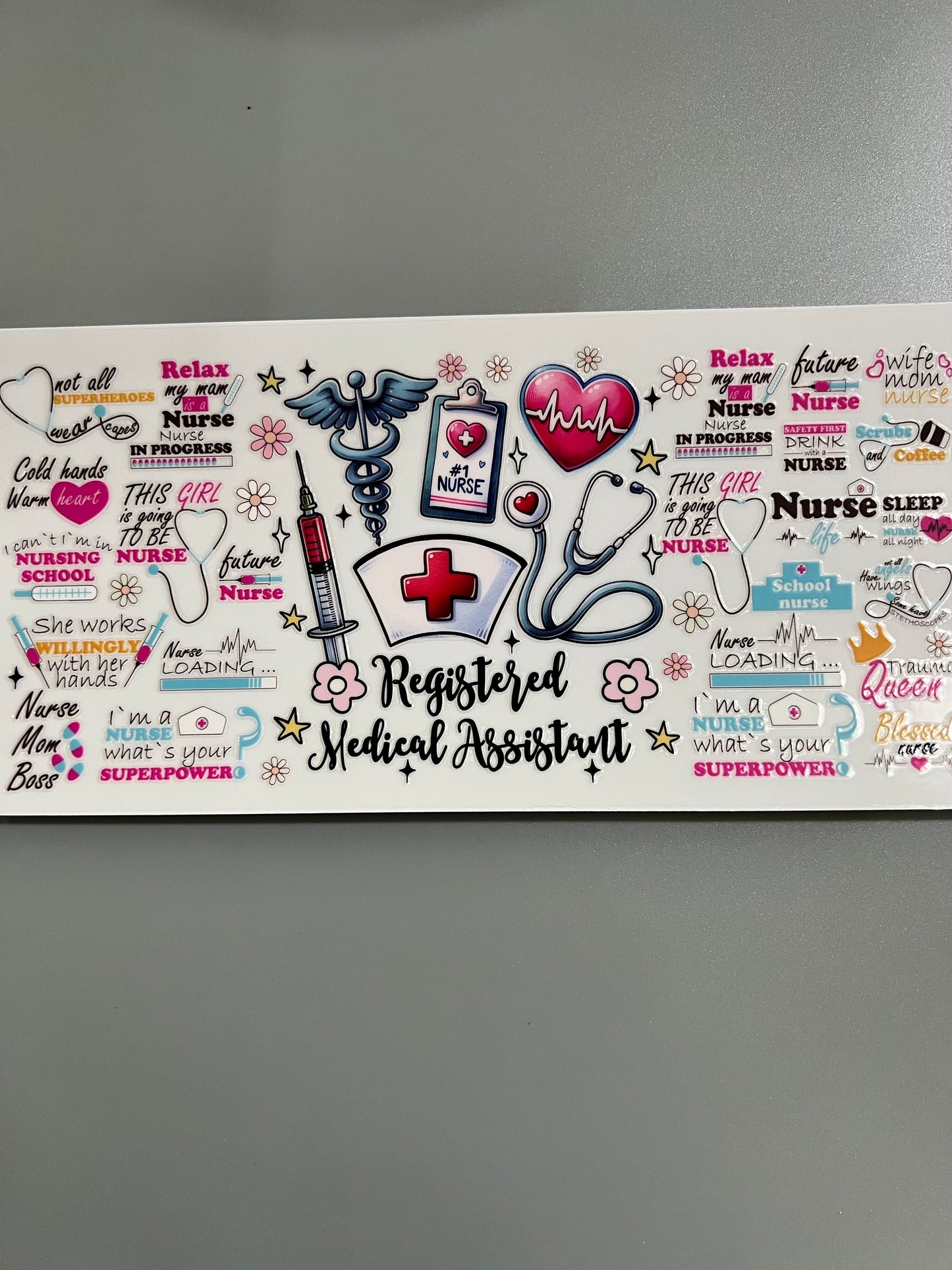 Medical assistant Lg decal