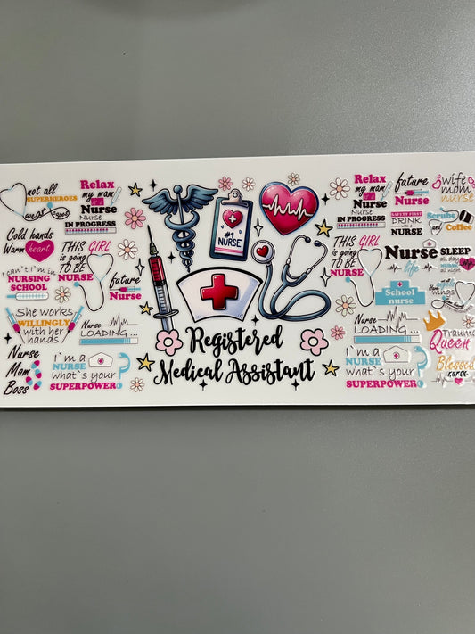 Medical assistant Lg decal