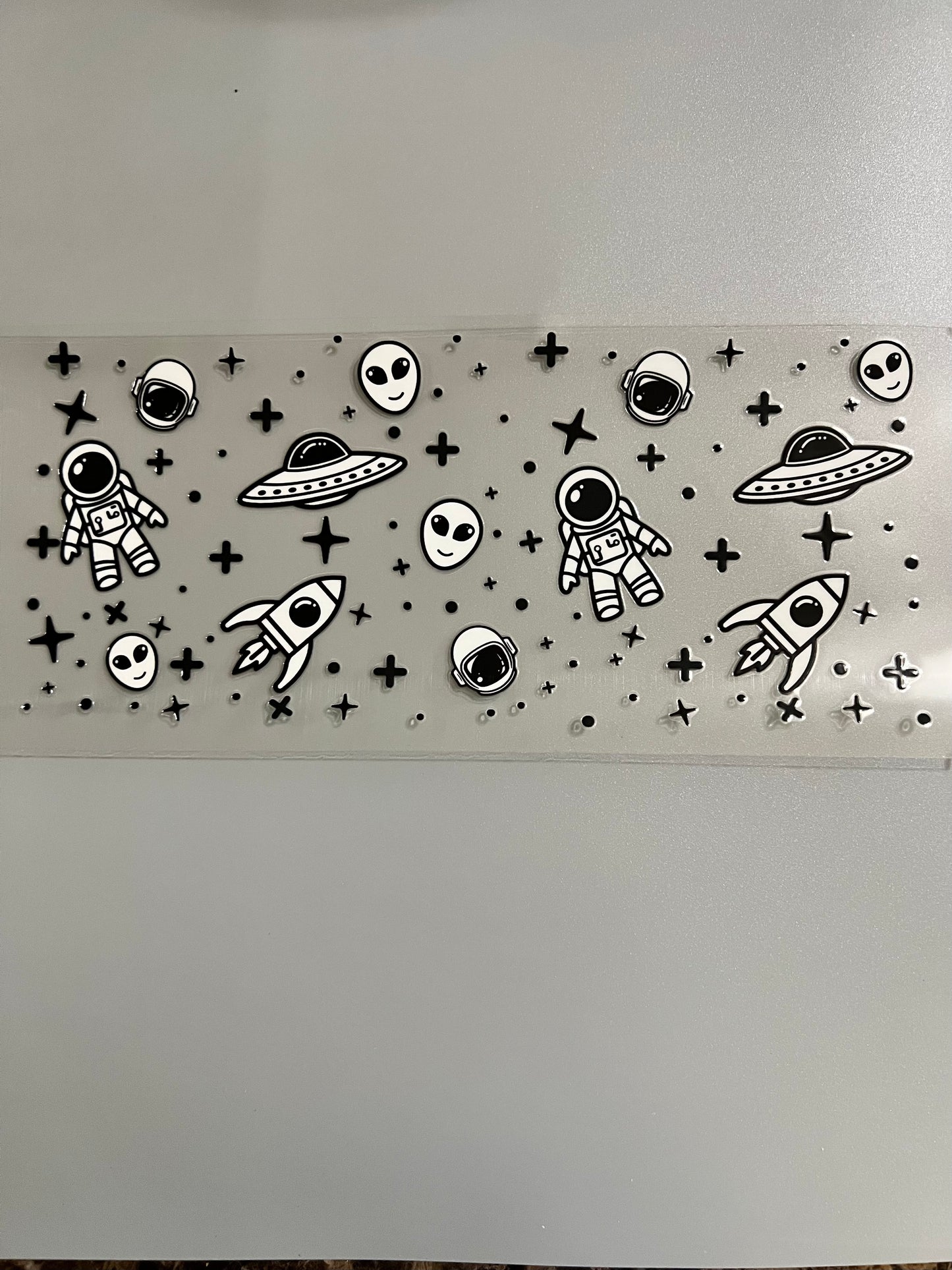 Space ships Lg decal
