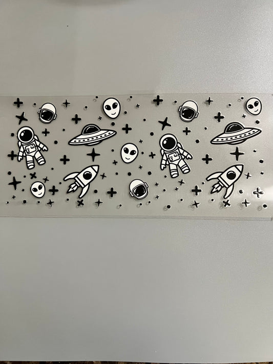 Space ships Lg decal