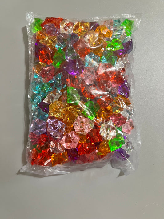 Colored ice cup topper