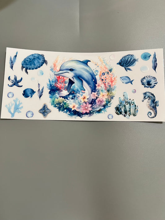 Dolphin Lg decal