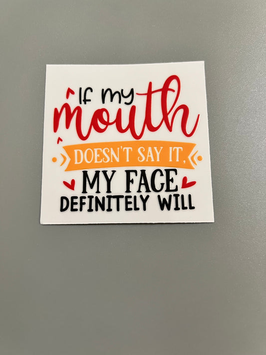 Small 12oz decal