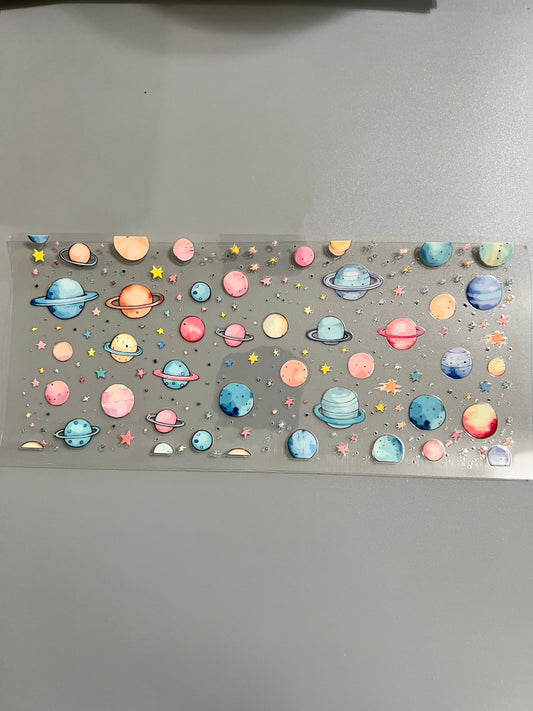 Planets Lg decal