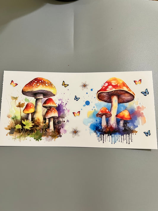 Mushroom Lg decal