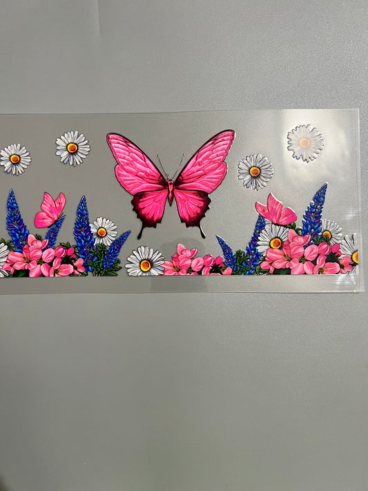 Butterfly Lg decal