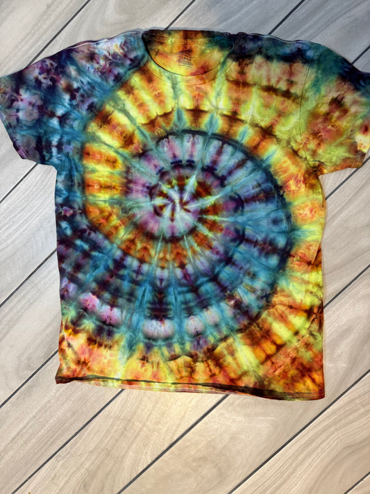 Ice spiral with color splits